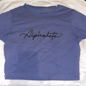 Alphalete Fitted Signature Crop Top